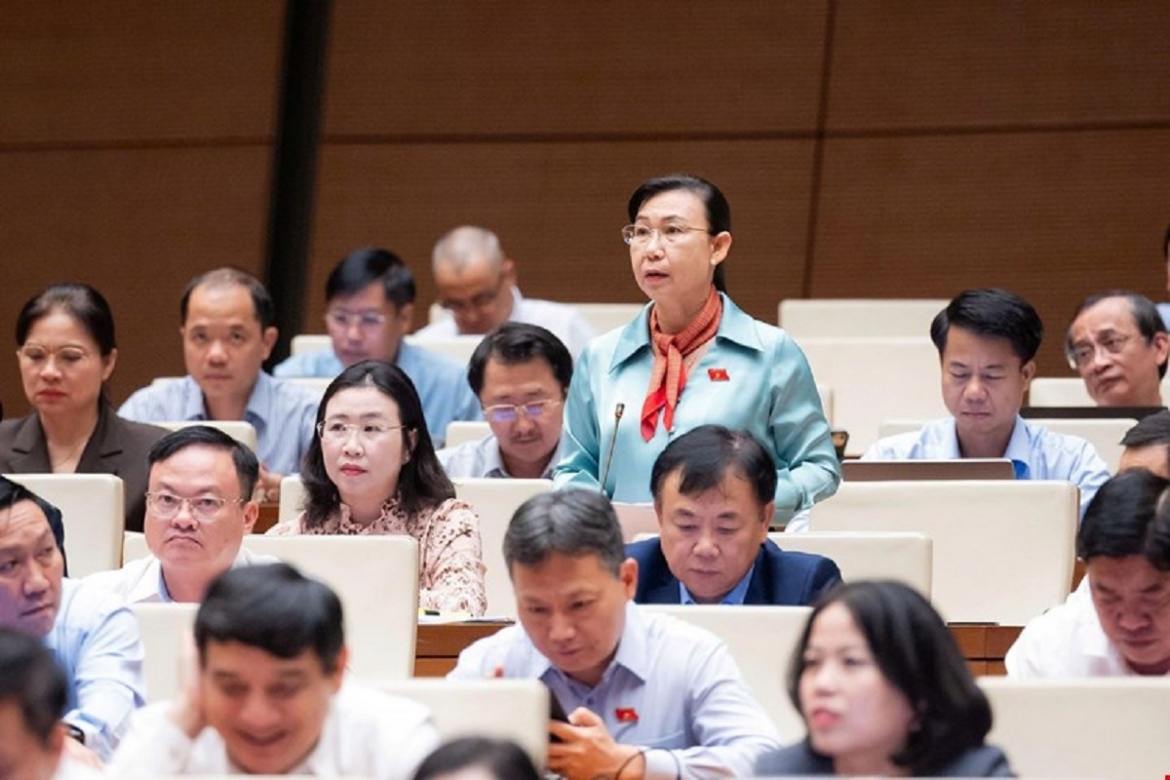 Đại biểu Phan Thị Mỹ Dung (Đoàn ĐBQH tỉnh Tây Ninh)