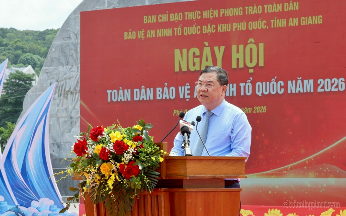 Phó Thủ tướng Thường trực Phạm Gia Túc phát biểu tại Ngày hội. (Ảnh: VGP/Phương Nguyên)