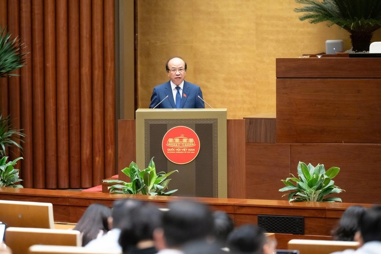 Chủ nhiệm Ủy ban Pháp luật và Tư pháp Phan Chí Hiếu. Ảnh: Media Quốc hội.