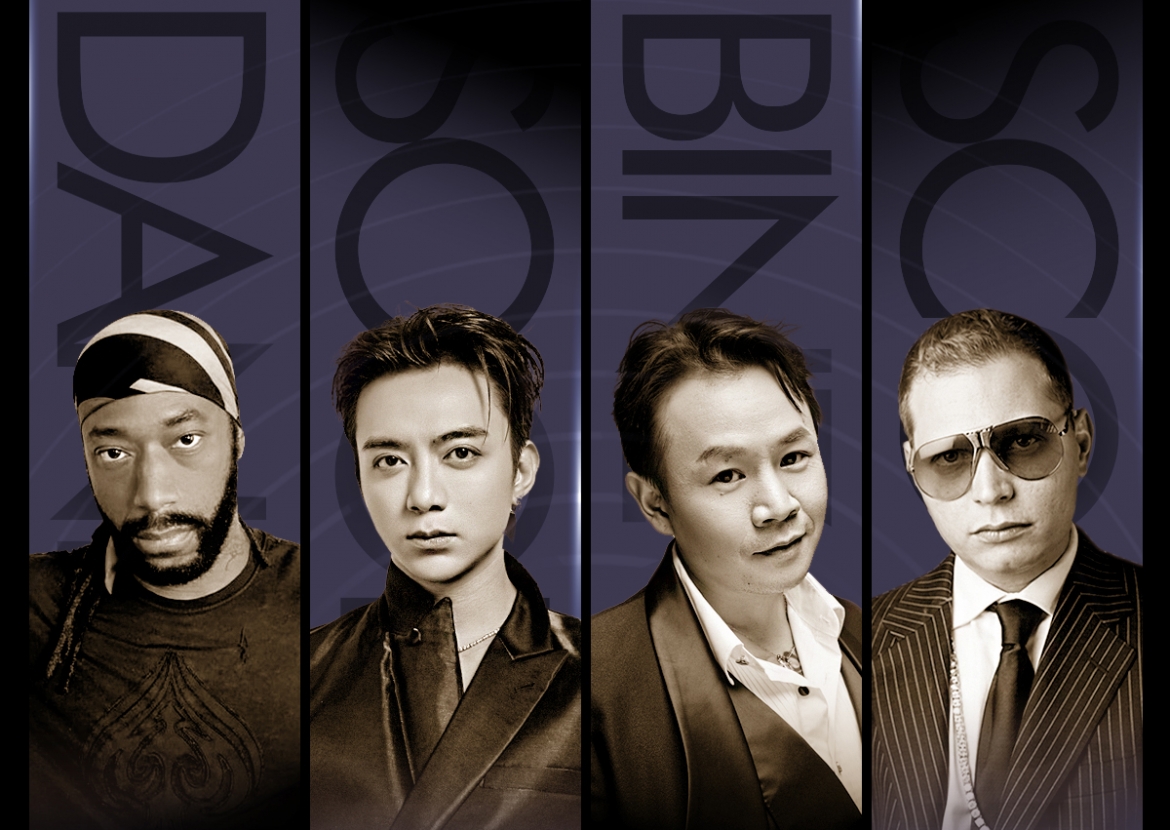 Từ trái qua: DannyBoyStyles, SOOBIN, Binz, Scott Storch