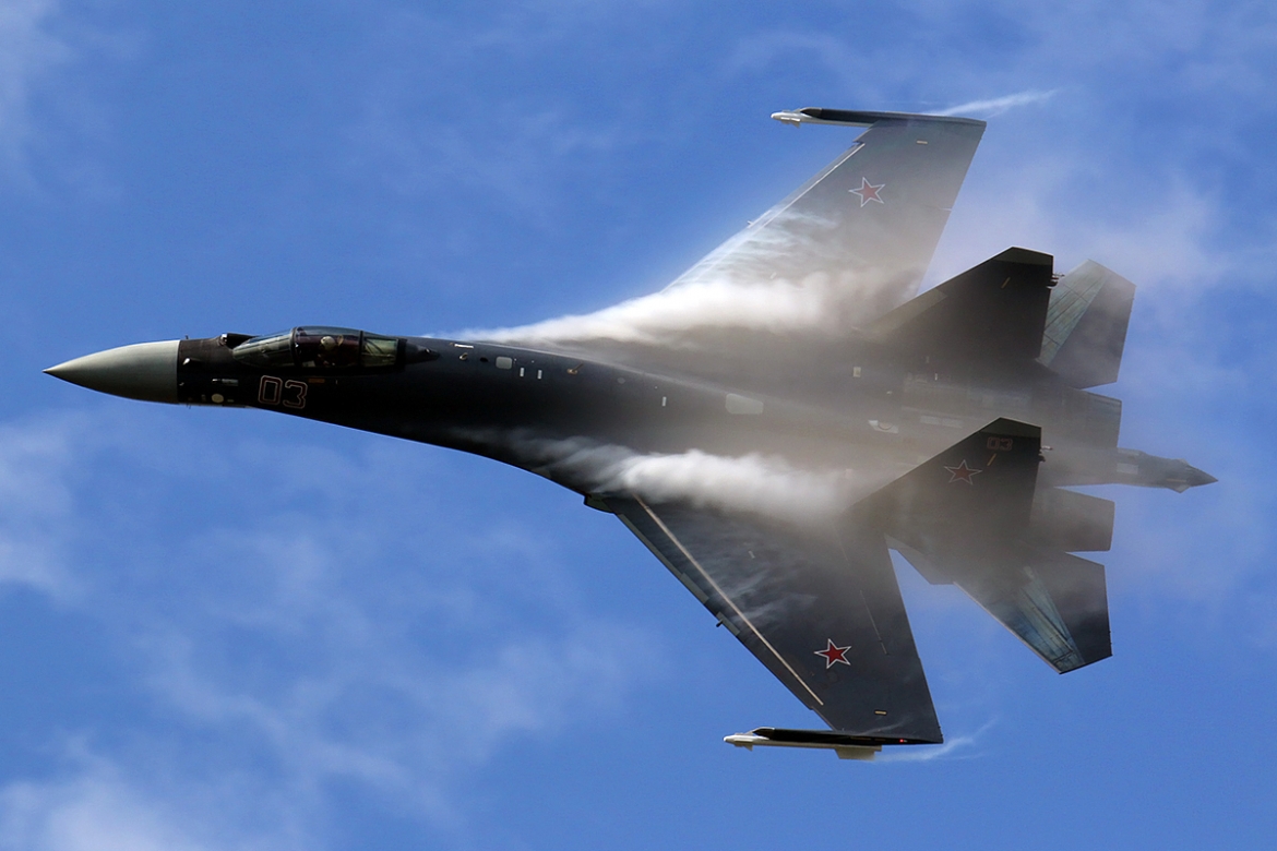 Tiêm kích Su-35S của Nga. Ảnh: NI
