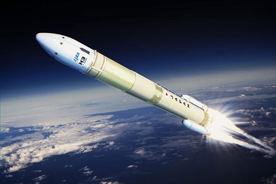 Tên lửa đẩy H-3. Ảnh JAXA