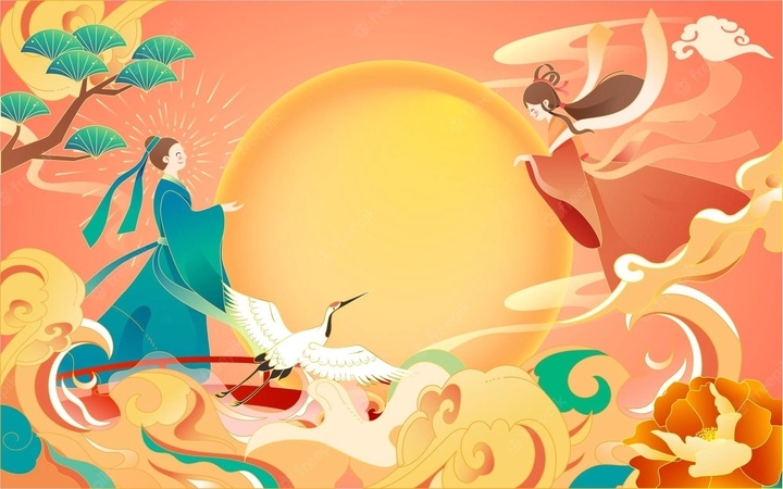 Ngày Thất tịch (7/7 âm lịch) là ngày Ngưu Lang Chức Nữ gặp nhau (Ảnh: Pinterest)