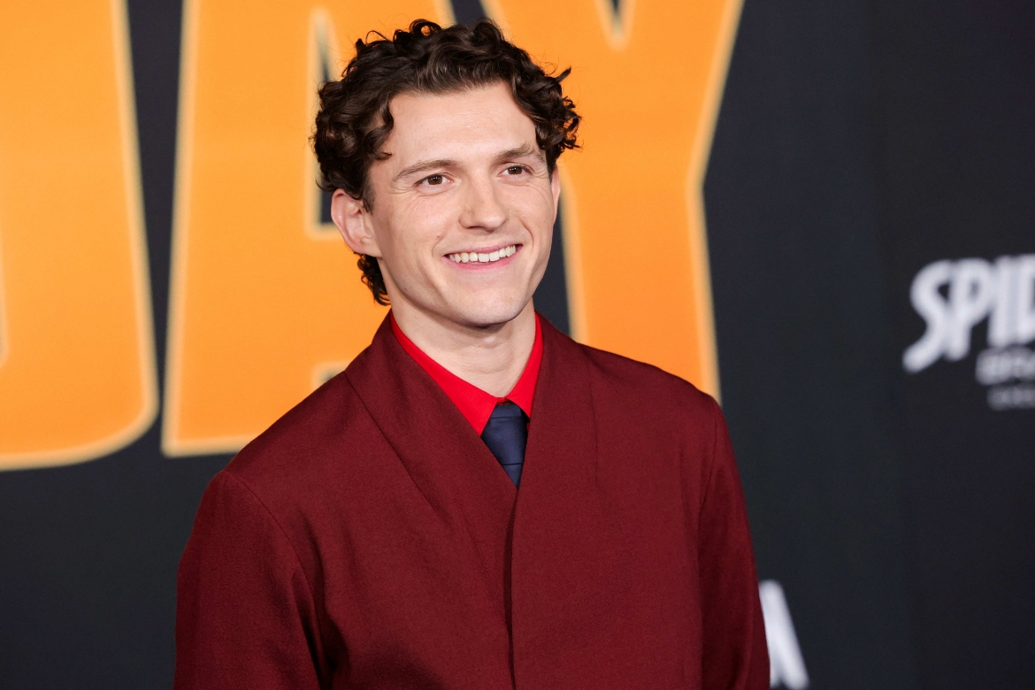 Tom Holland đang có một năm bùng nổ với hai bom tấn The Odyssey và Spider-Man: Brand New Day. (Ảnh: Reuters)