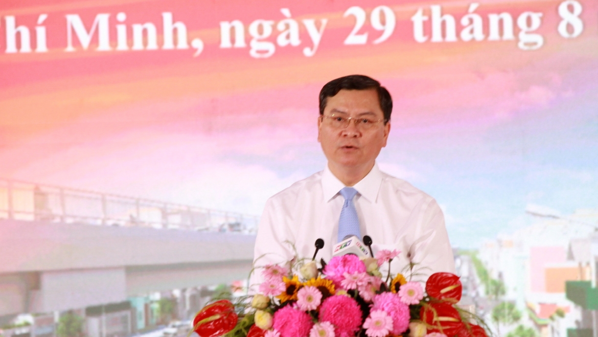 Phó Chủ tịch UBND TP.HCM Nguyễn Công Vinh phát biểu chỉ đạo