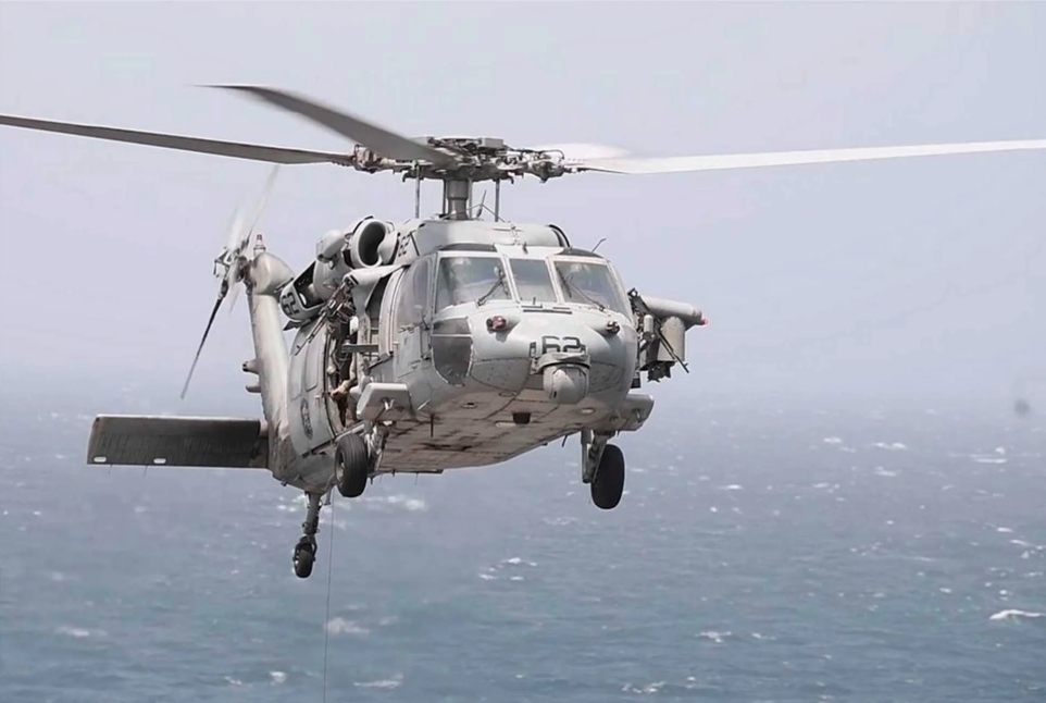 Trực thăng MH-60R Seahawk trang bị tên lửa AGM-114 Hellfire. Ảnh: Bộ tư lệnh Trung tâm Mỹ