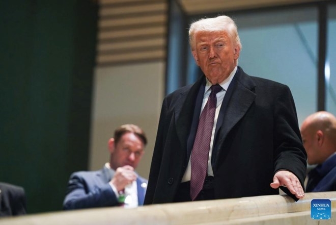 Tổng thống Mỹ Donald Trump (Ảnh: Xinhua)