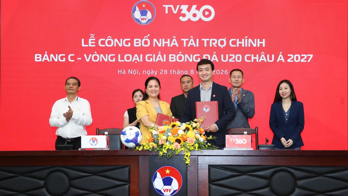 U20 Việt Nam nhận được sự đồng hành tại vòng loại U20 châu Á 2027 (Ảnh: VFF)