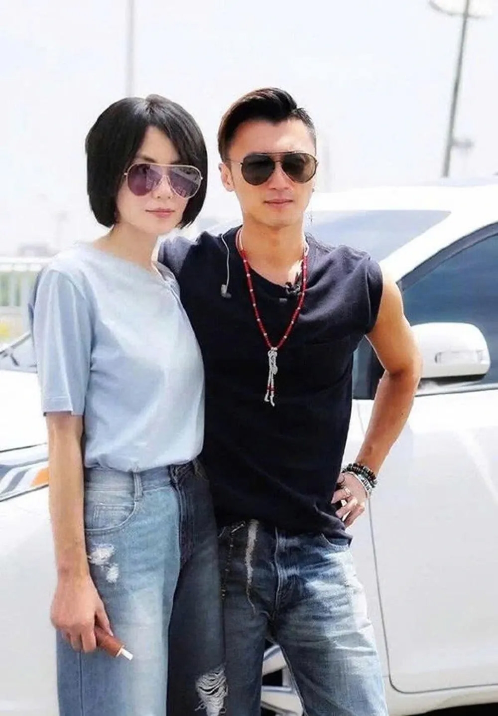 Vương Phi và Tạ Đình Phong. (Ảnh: Sohu)