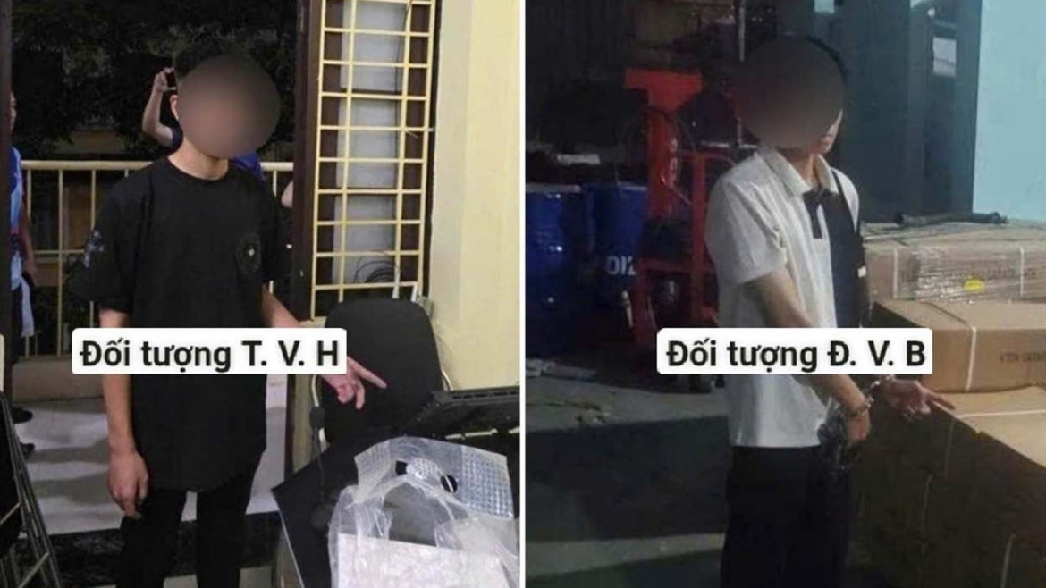 Các đối tượng tại hiện trường