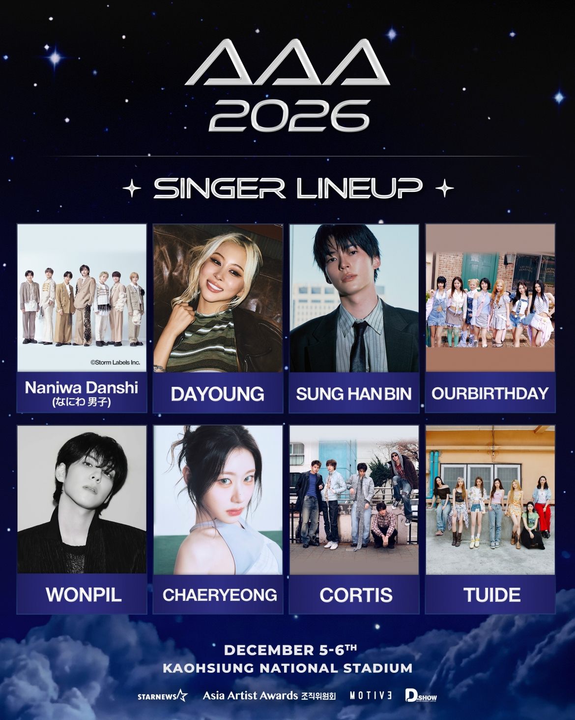 Nguồn: Asia Artist Awards