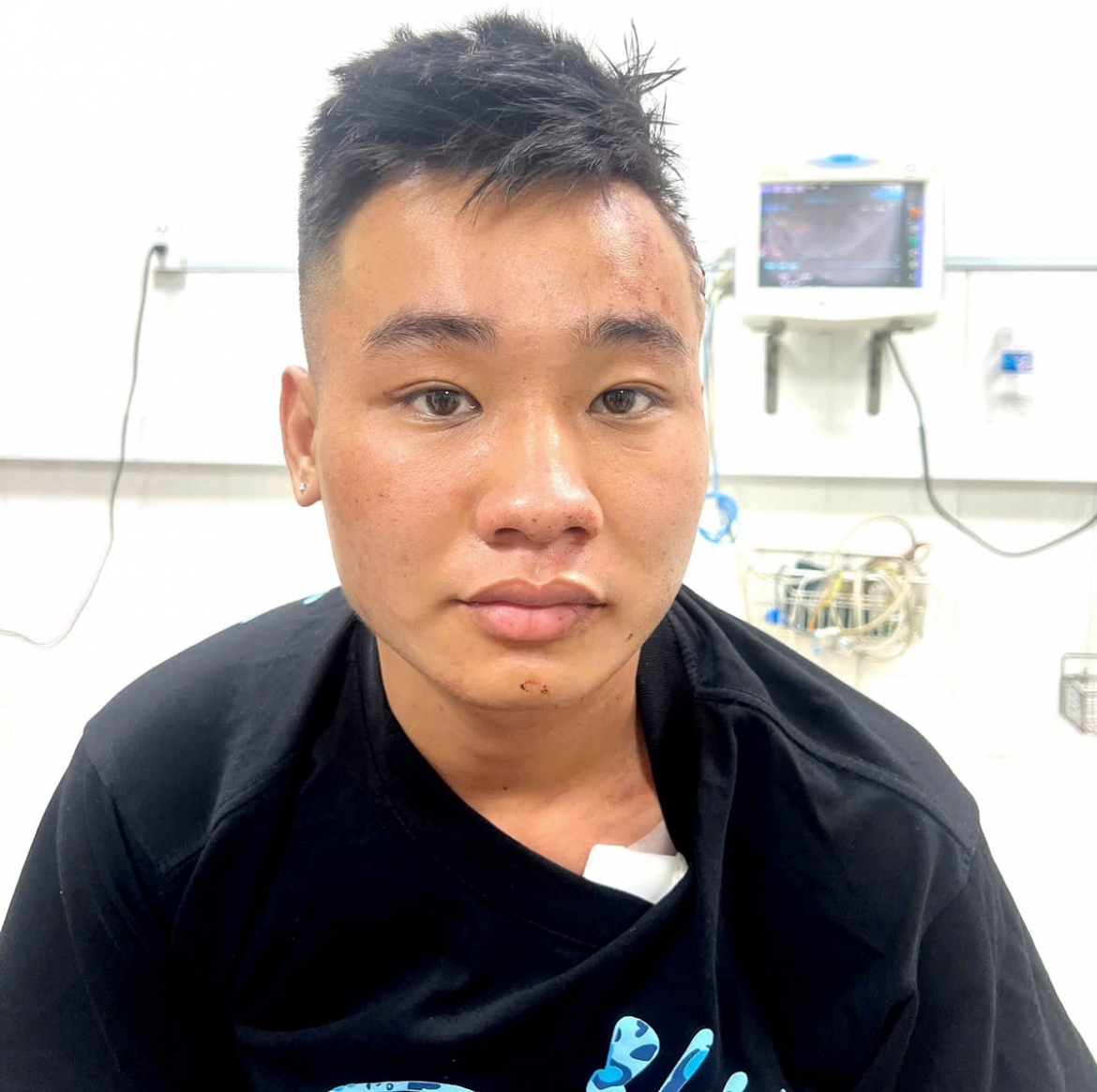 Đối tượng Nguyễn Đức Anh. Ảnh: CA