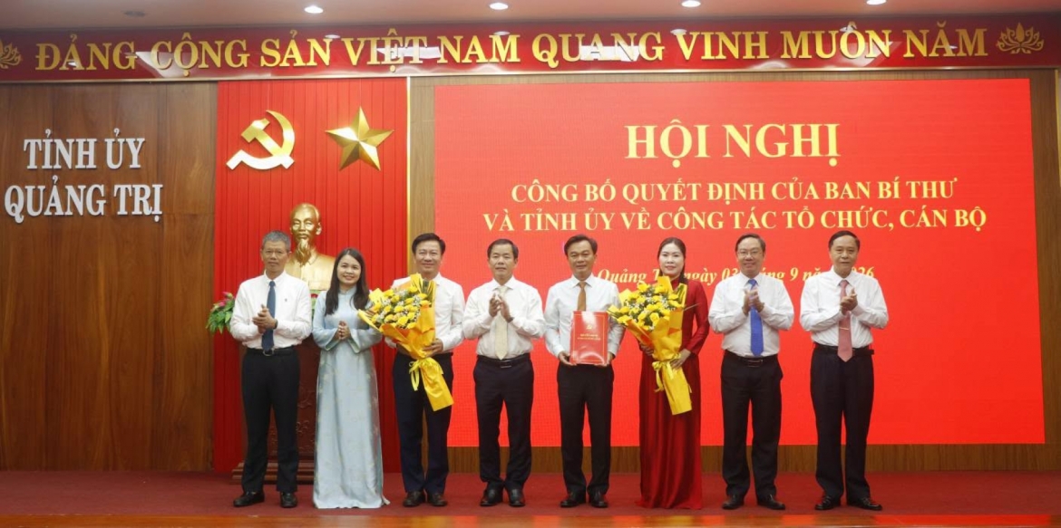 Công bố quyết định thí điểm thành lập Đảng bộ Mặt trận Tổ quốc Việt Nam và các đoàn thể tỉnh Quảng Trị.