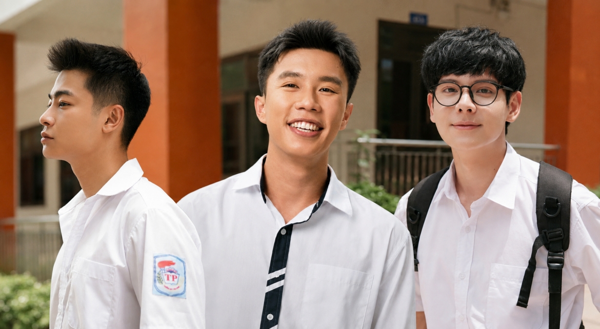 Long Vũ, Võ Hoài Vũ và Thái Vũ là ba gương mặt tạo được dấu ấn qua những vai diễn học đường.