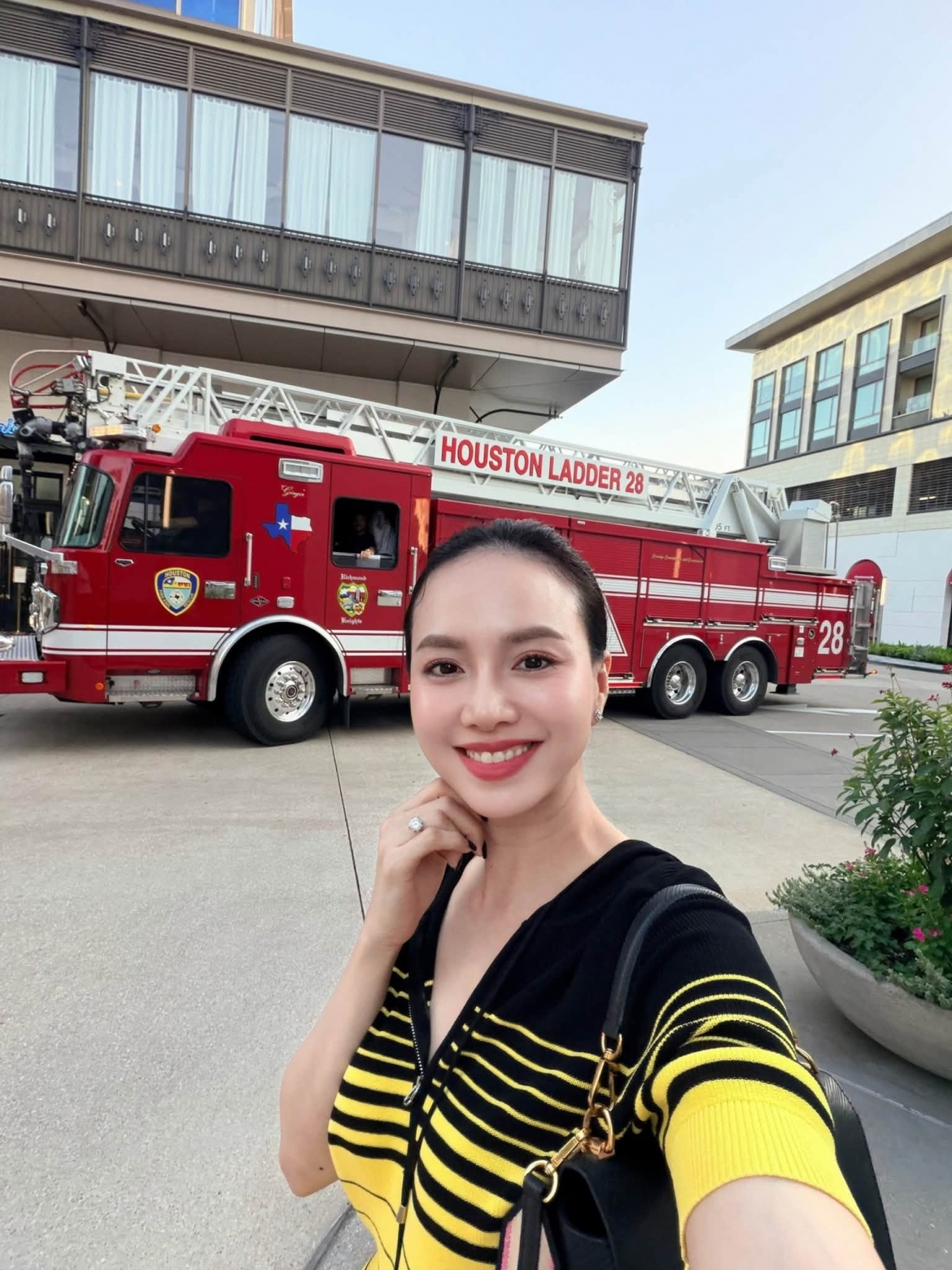 Đinh Ngọc Diệp lưu giữ những khoảnh khắc đáng nhớ tại các địa điểm yêu thích trong hành trình khám phá nước Mỹ.
