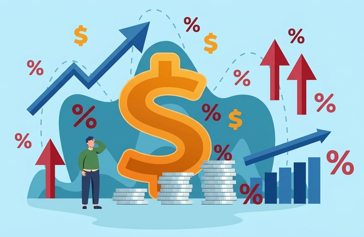 Nhiều ngân hàng đã tăng lãi suất huy động cho thấy áp lực thanh khoản và chi phí vốn trong hệ thống vẫn còn (Ảnh minh họa: KT)