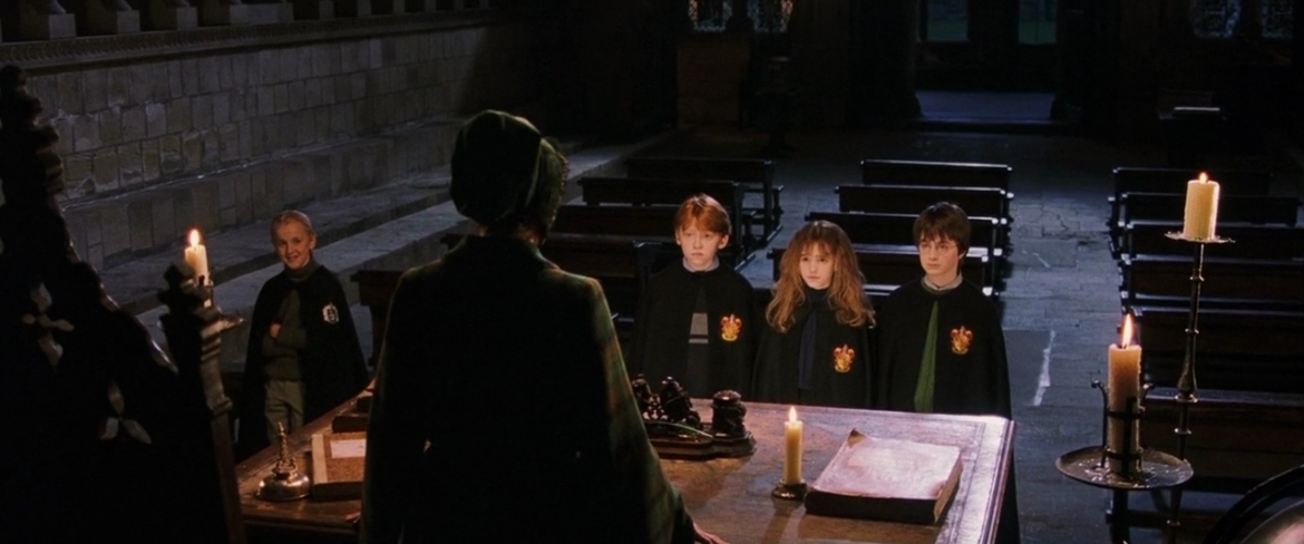 Emma Watson và Daniel Radcliffe trong những ngày đầu của hành trình Harry Potter.