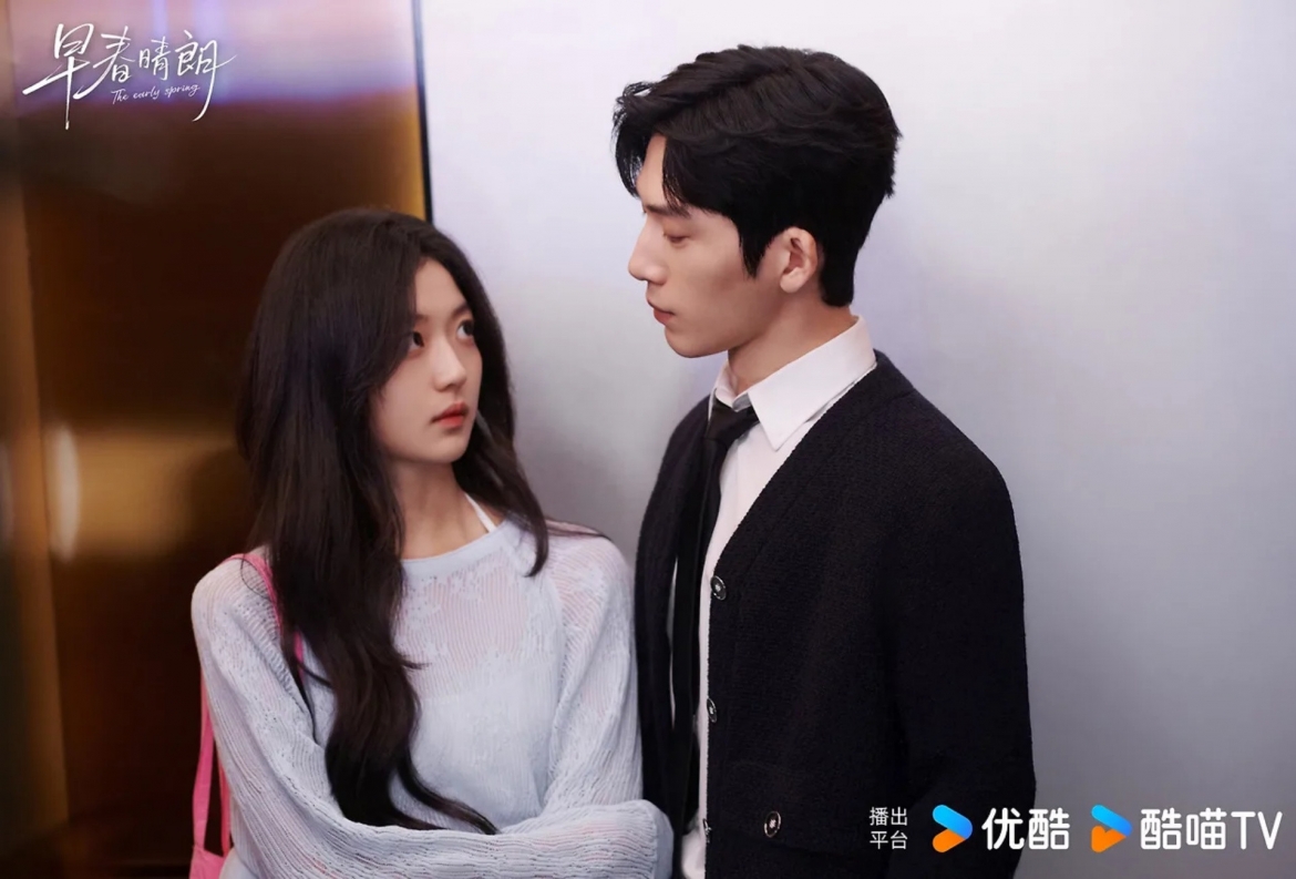 Tôn Thiên gây chú ý với vai Thượng Chi Đào trong “Đầu xuân tươi sáng”. (Ảnh: Netflix)