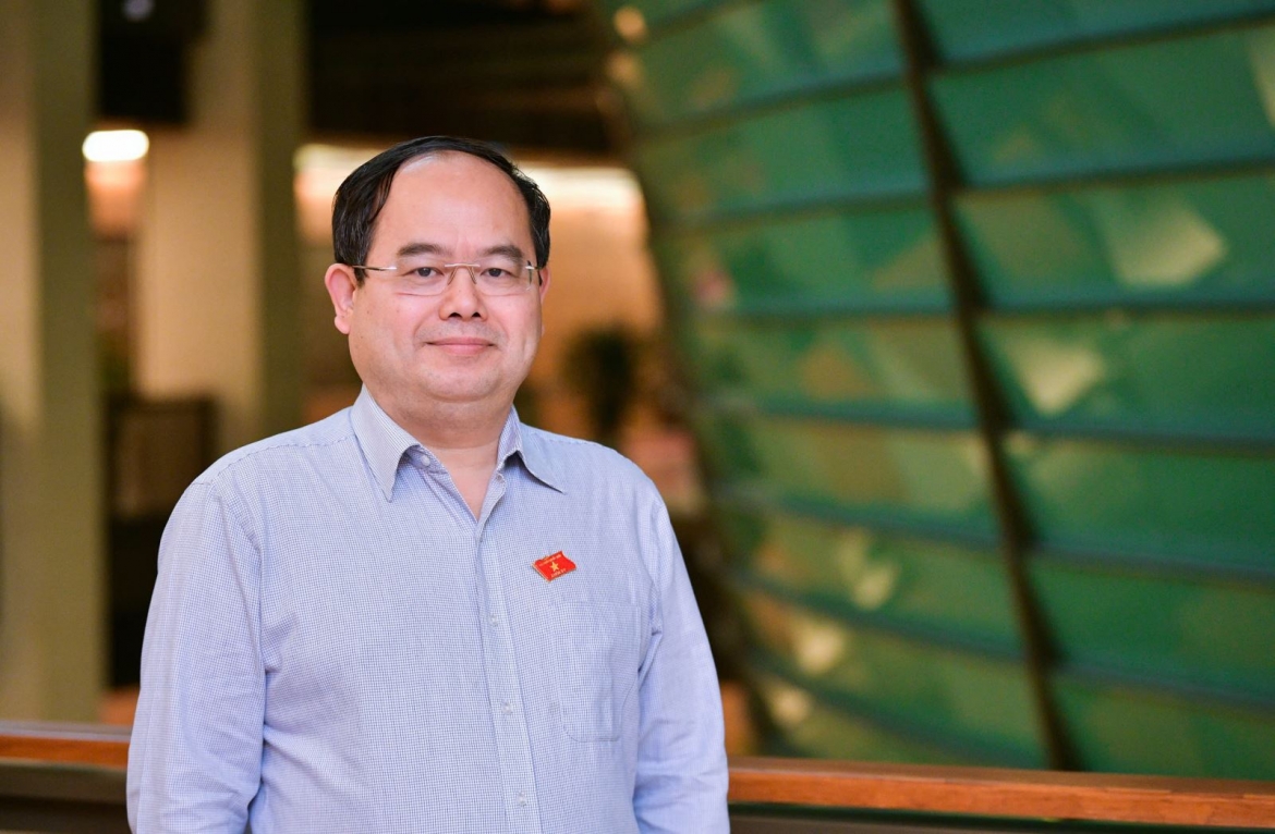Đồng chí Quản Minh Cường, Ủy viên Ban Chấp hành Trung ương Đảng, Bí thư Thành uỷ, Trưởng Đoàn đại biểu Quốc hội thành phố Quảng Ninh. Ảnh: TTXVN