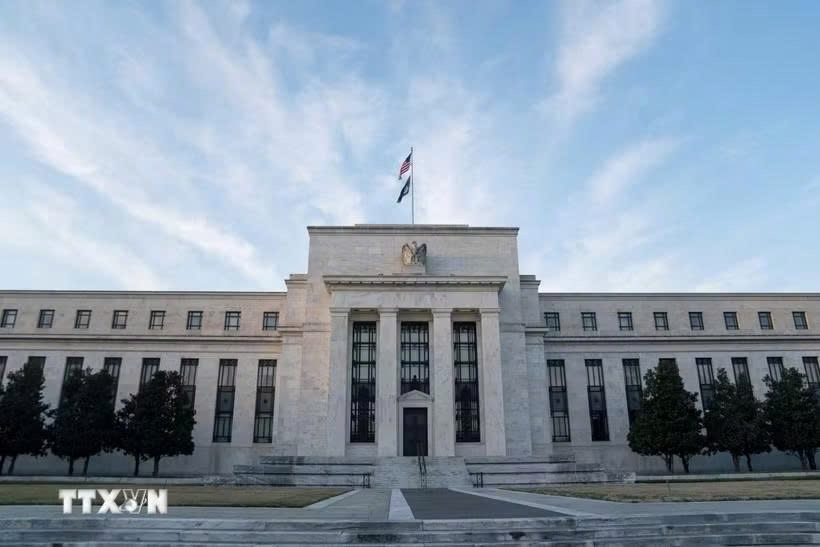 Trụ sở Cục Dự trữ Liên bang Mỹ (Fed) tại Washington, D.C (Ảnh: THX/TTXVN)