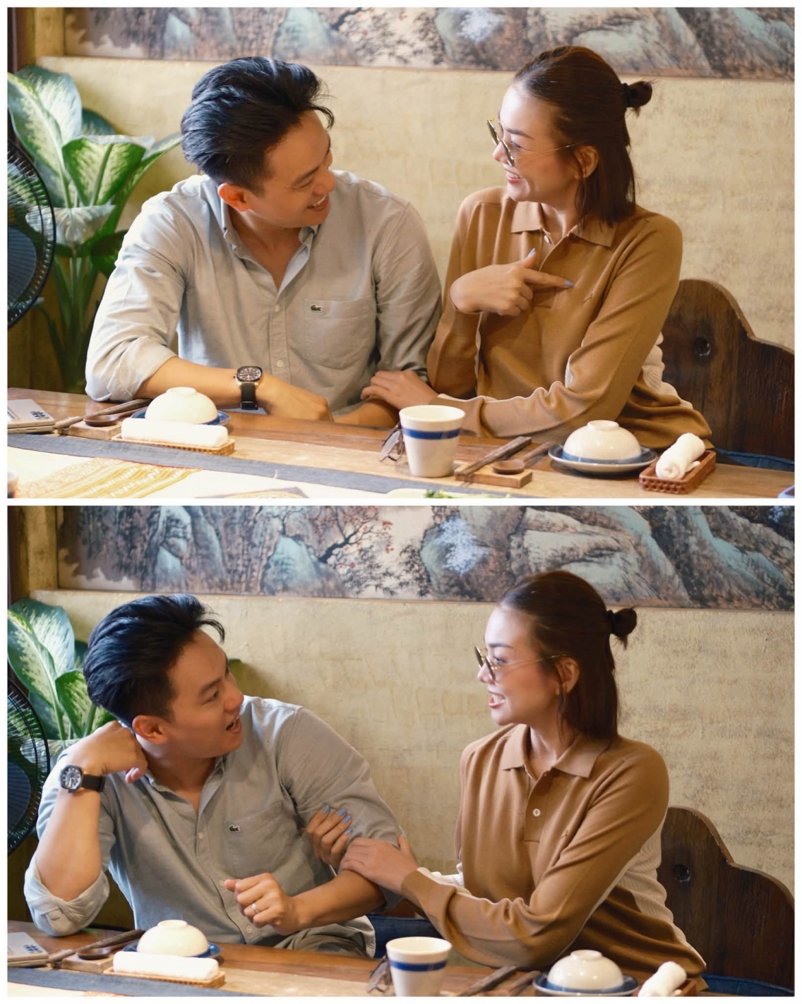 Thanh Hằng chia sẻ ảnh tình tứ bên ông xã - nhạc trưởng Trần Nhật Minh. Cặp đôi được nhiều người ngưỡng mộ bởi cuộc sống hôn nhân ngọt ngào và bình yên.