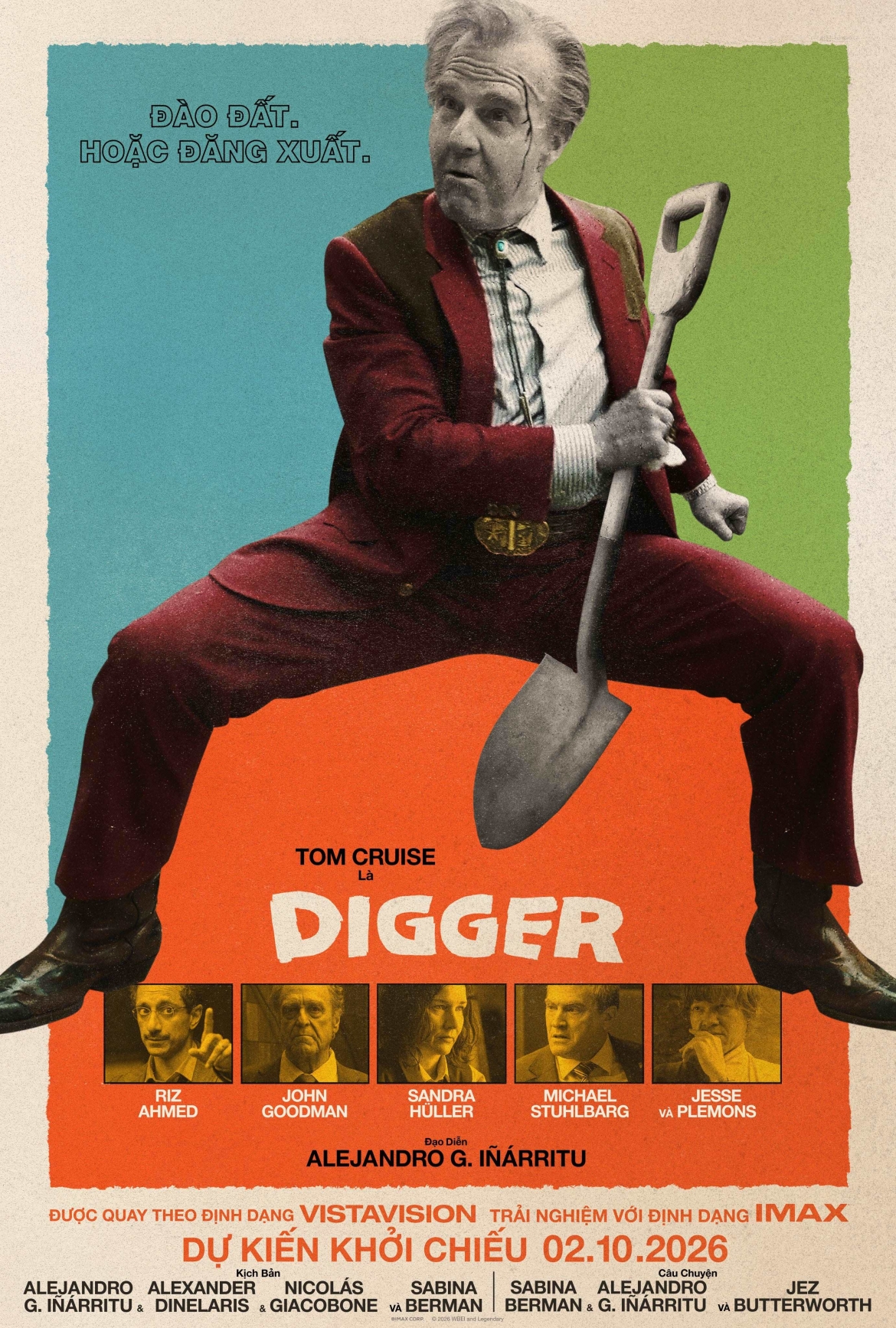 “Digger” dự kiến ra rạp vào tháng 10/2026 (Ảnh: Warner Bros)