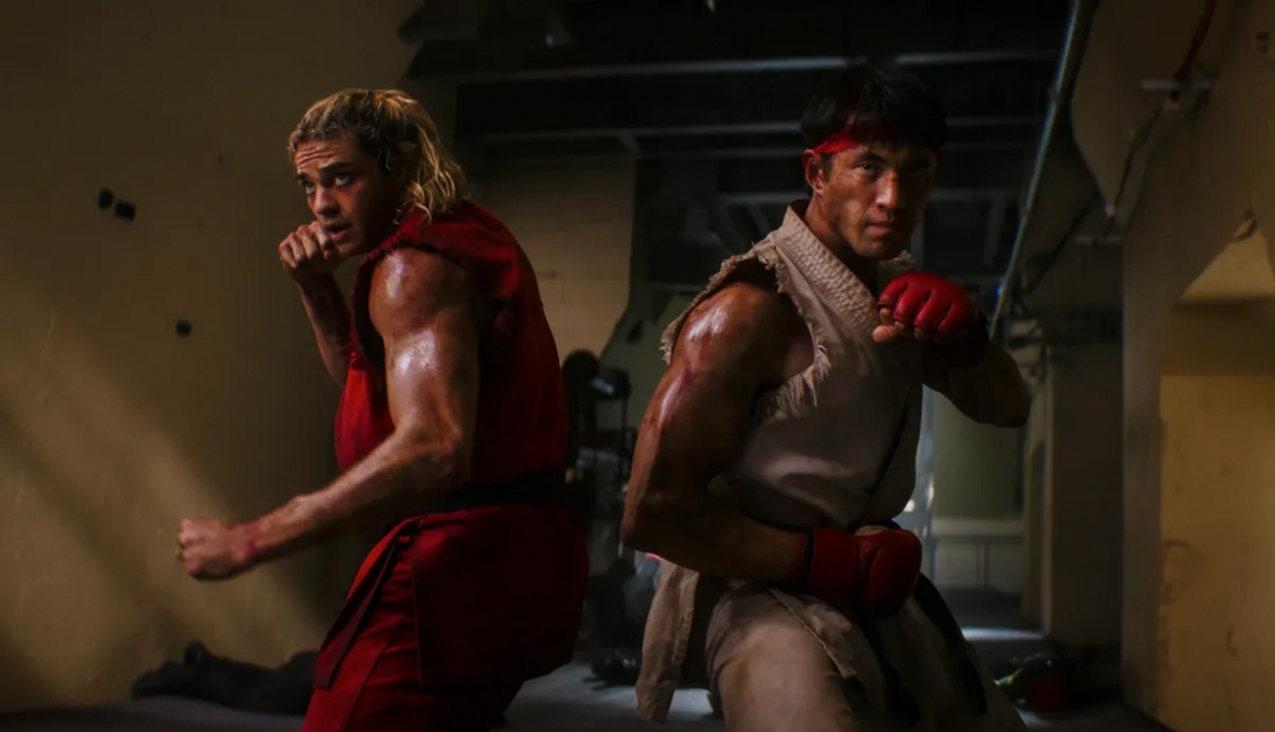 Cảnh trong phim Street Fighter.