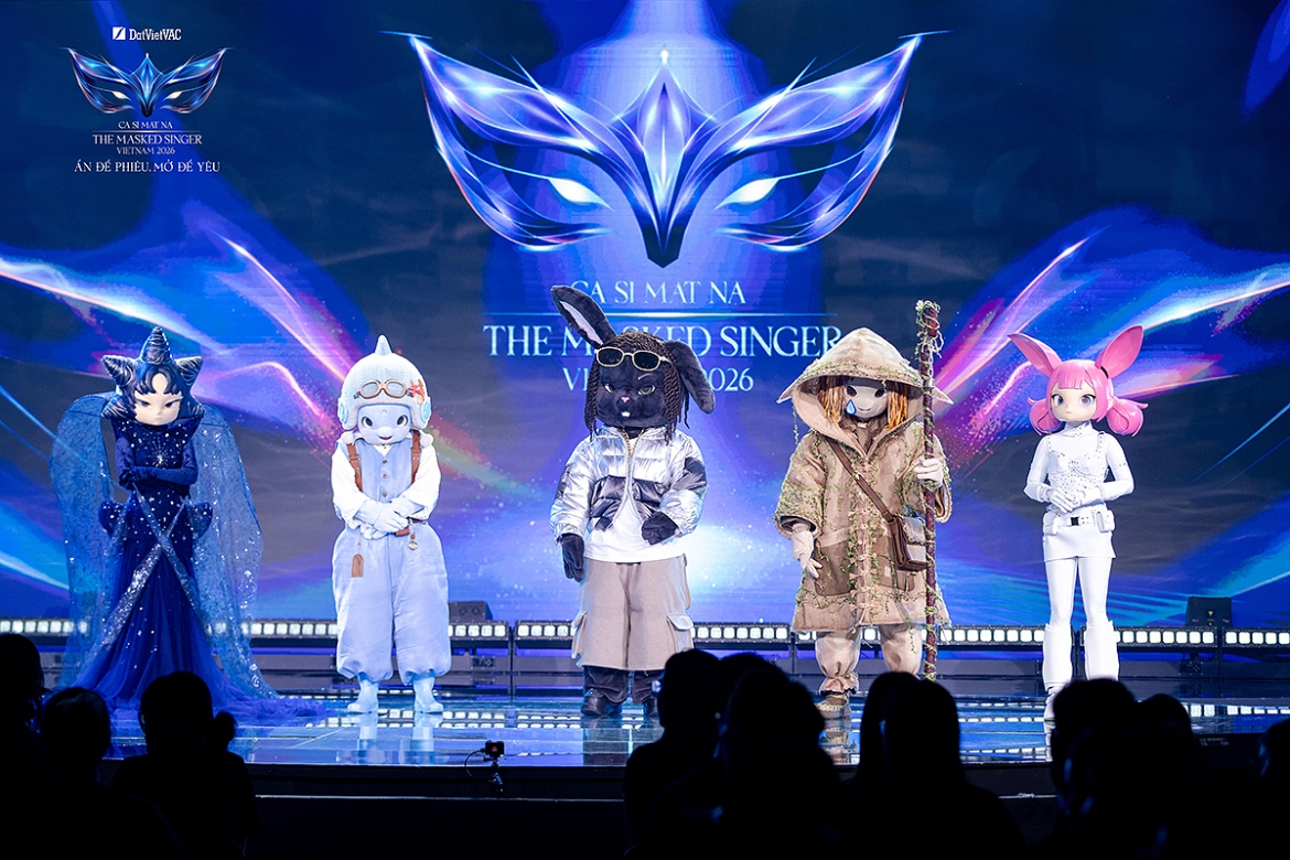 Tập 2 Ca Sĩ Mặt Nạ - The Masked Singer Vietnam 2026 tiếp tục đưa khán giả đến với hành trình khám phá bảng B qua chủ đề “Truy tìm kho báu”. (Ảnh: BTC)
