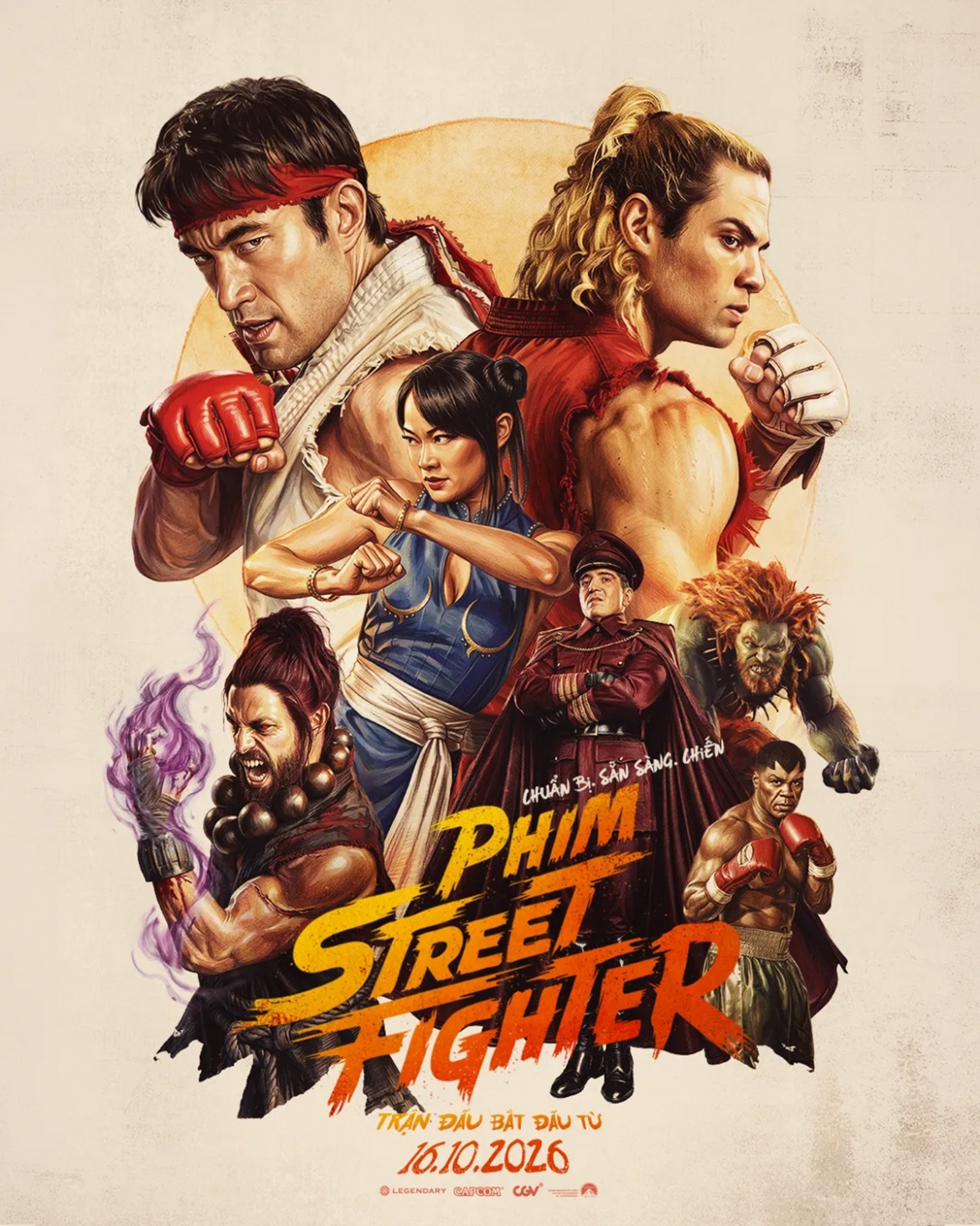 Poster phim Street Fighter.
