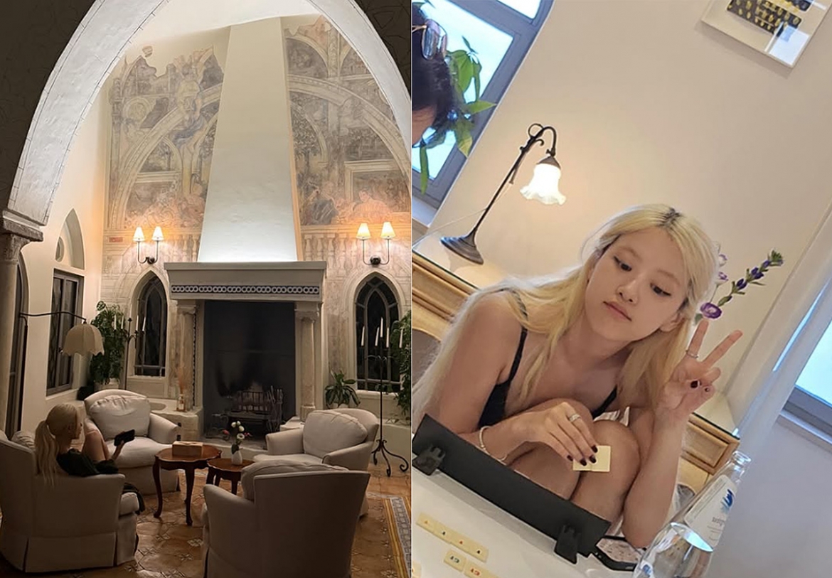 Rosé của BLACKPINK đang tận hưởng kỳ nghỉ sang trọng tại Italia.