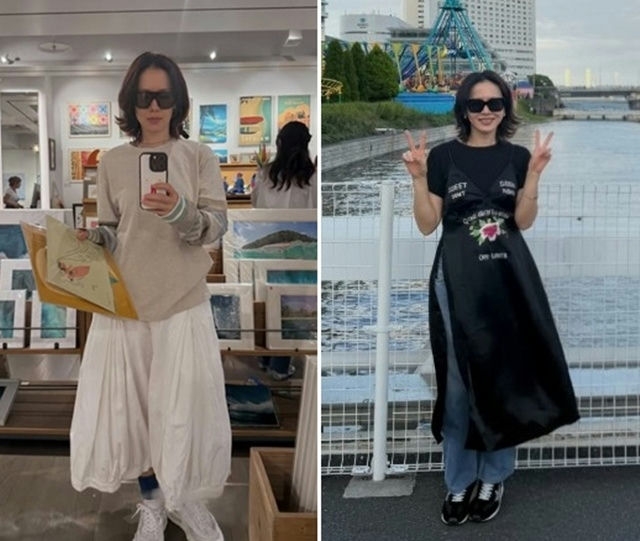 Son Ye Jin chia sẻ những khoảnh khắc vui vẻ trong chuyến du lịch tại Yokohama, Nhật Bản.