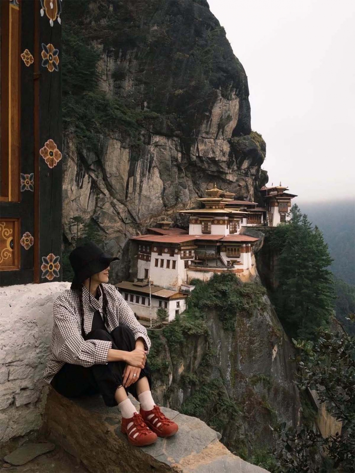 Tăng Thanh Hà cho biết đón tuổi mới trong trạng thái an yên, thong dong và tự tại ở Bhutan.